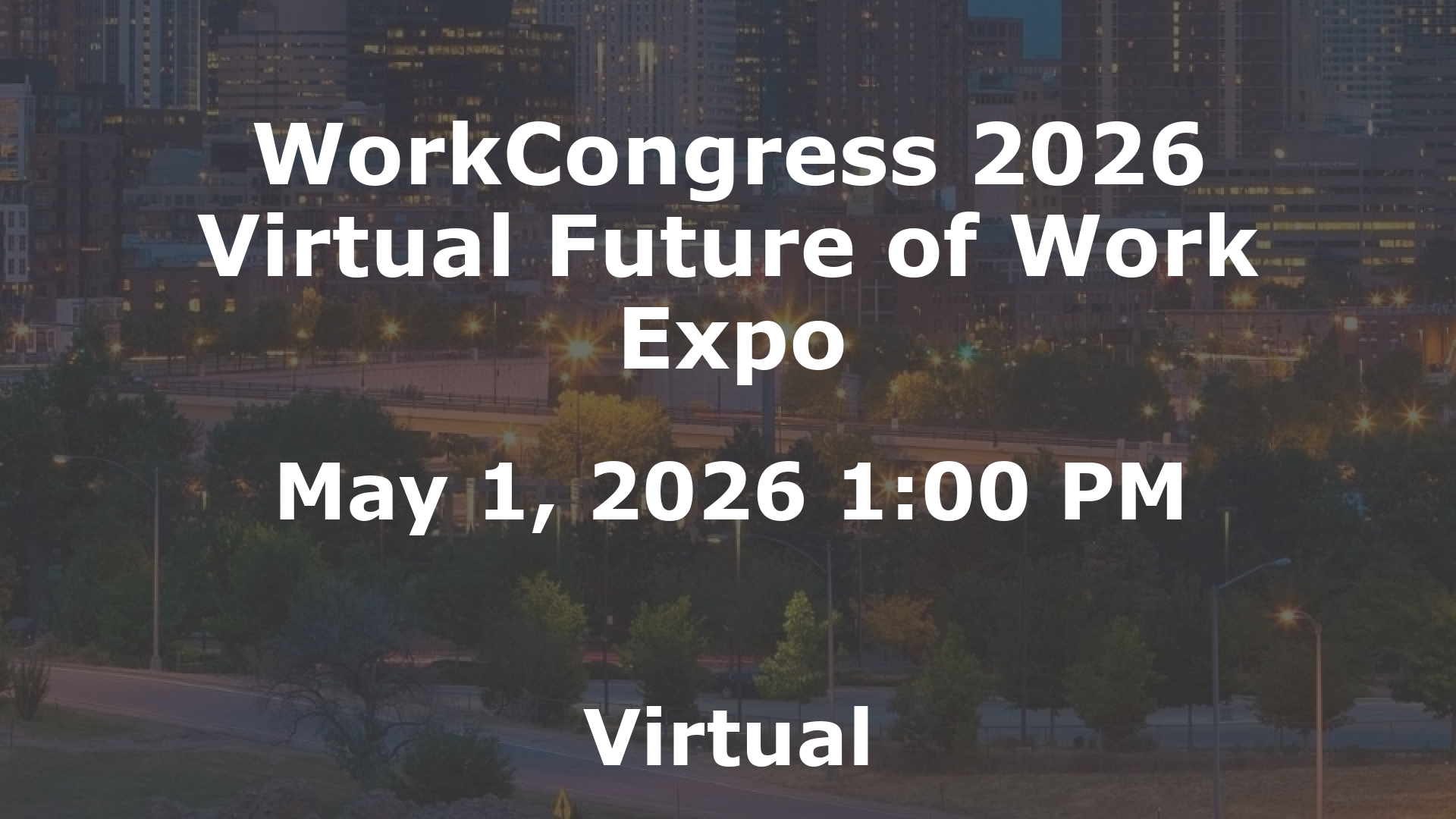 WorkCongress 2026 Virtual Future of Work Expo event image